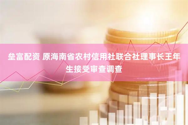 垒富配资 原海南省农村信用社联合社理事长王年生接受审查调查