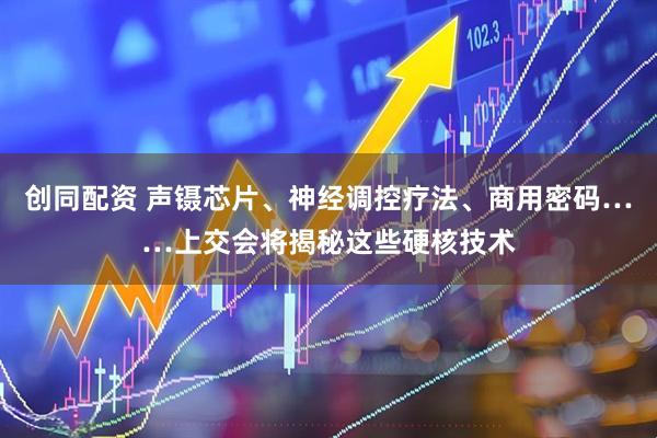 创同配资 声镊芯片、神经调控疗法、商用密码……上交会将揭秘这些硬核技术